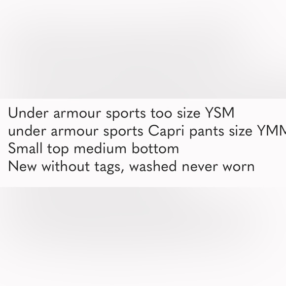 Youth Under armour heat gear set - Picture 9 of 9